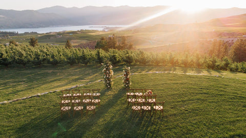 The Venue at Chelan Ranch ceremony seating