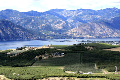 The Venue at Chelan Ranch view of lake and mountains