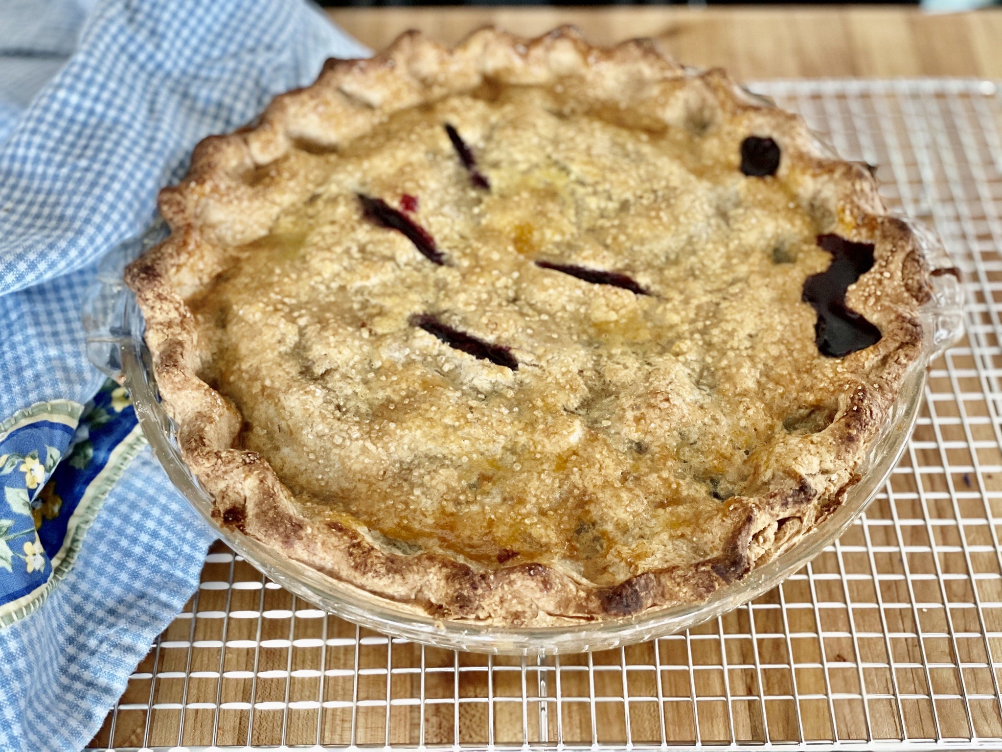 Homemade Blueberry Pie