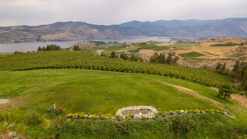 Green wedding venue at Chelan Ranch