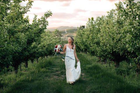 Eco-friendly wedding at Chelan Ranch