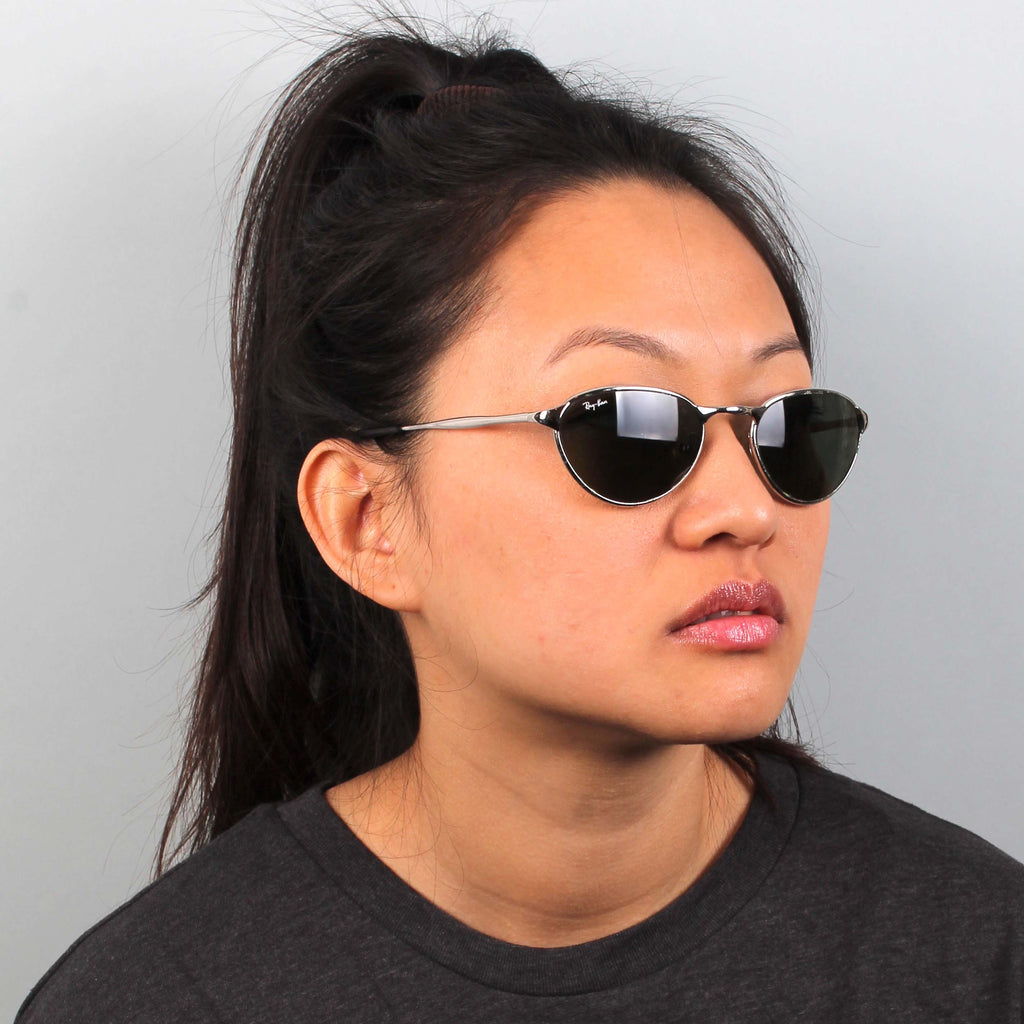 Vintage 90s Silver Ray-Ban Sunglasses 