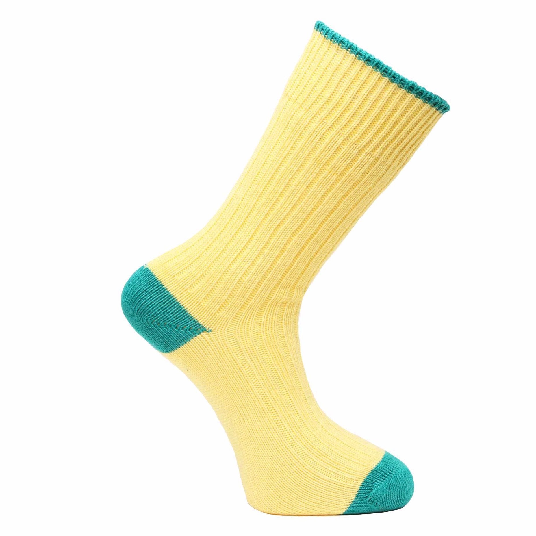 Primula Yellow Socks - Chunky – Reef Knots