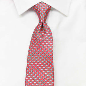 red silk tie