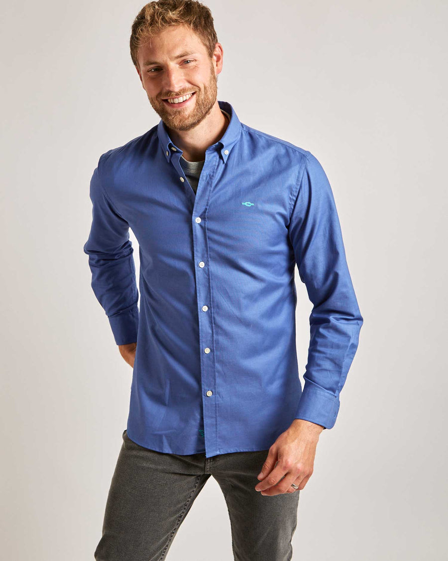 Royal Blue Button-Down Oxford Shirt – Reef Knots