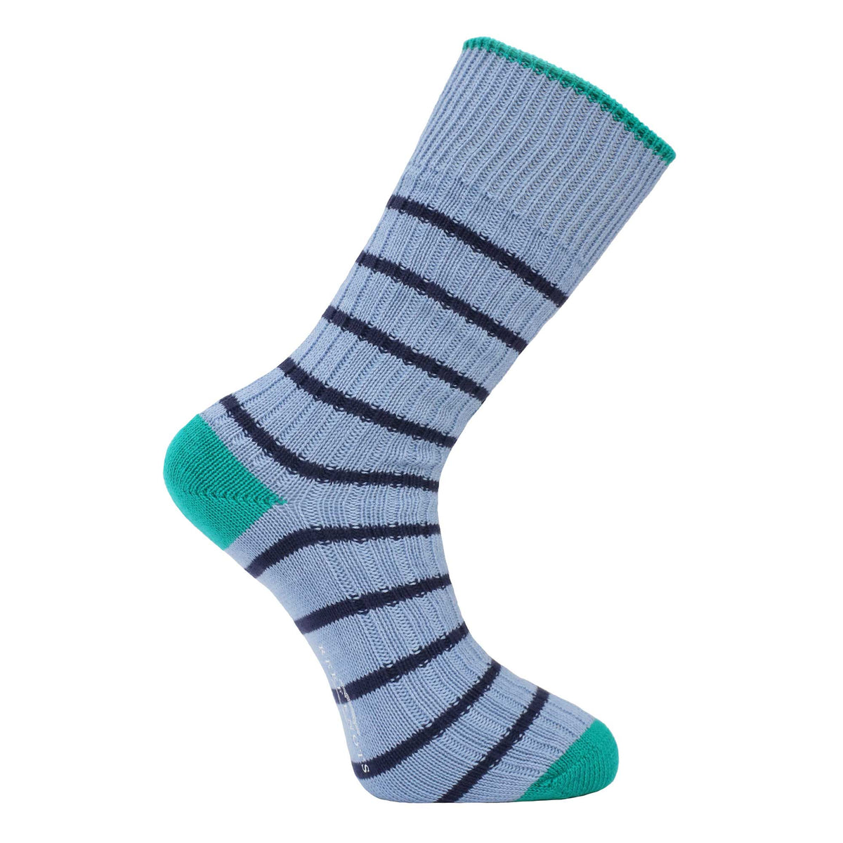 Light Blue Stripe Socks - Chunky – Reef Knots