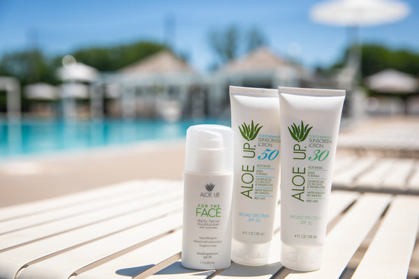 Aloe Up Daily Sunscreen Lotions to Prevent Skin Cancer
