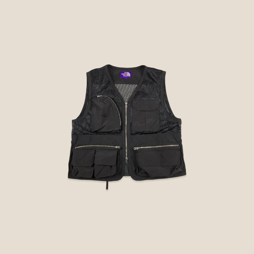 the north face purple label mesh angler vest