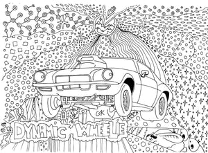 Download 27 Pages Of Super Charged Dragrace Cars Coloring Book Digital Pdf Gleznukalns