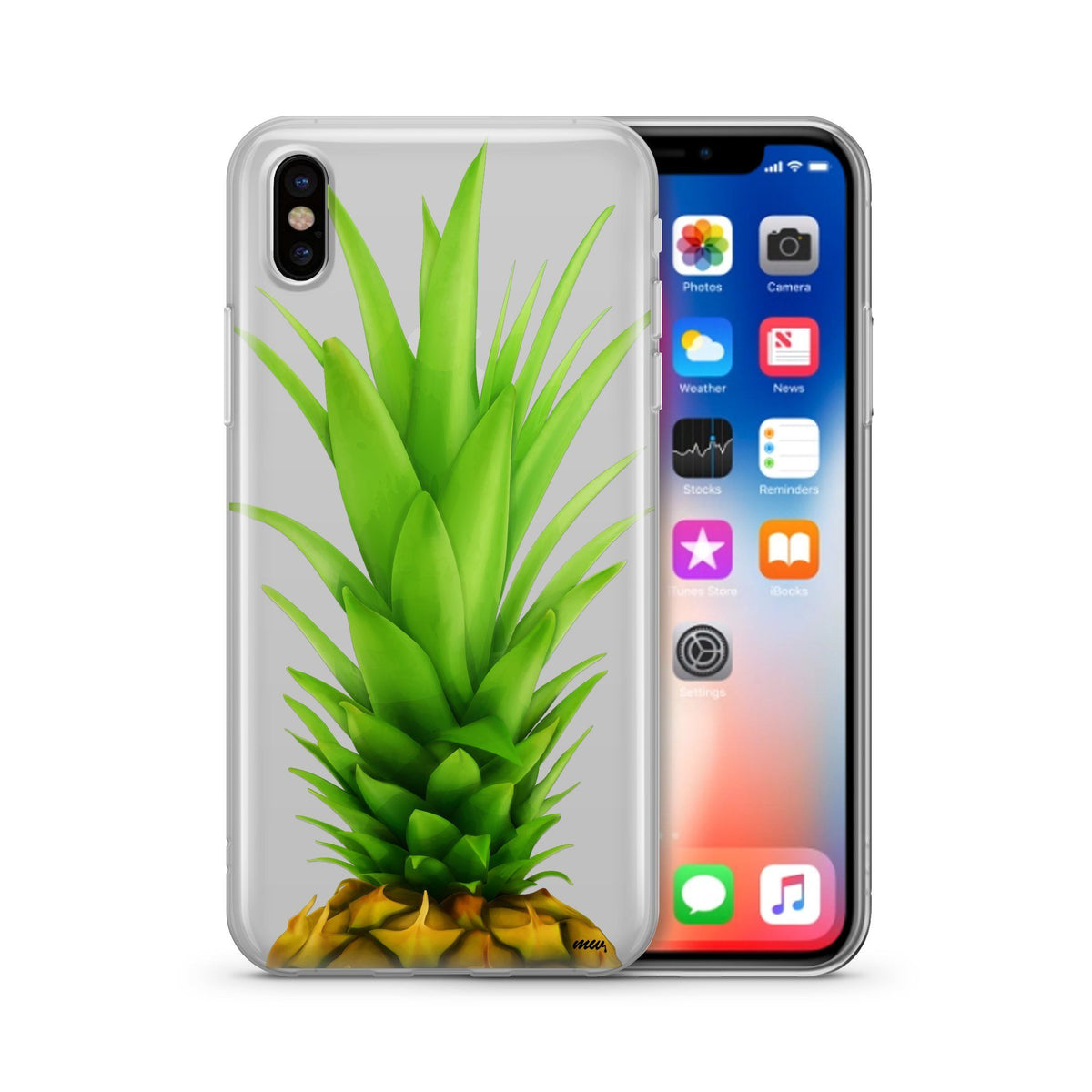 Pineapple Head - Clear TPU Case Cover - Milkyway