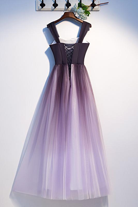 purple ombre dress