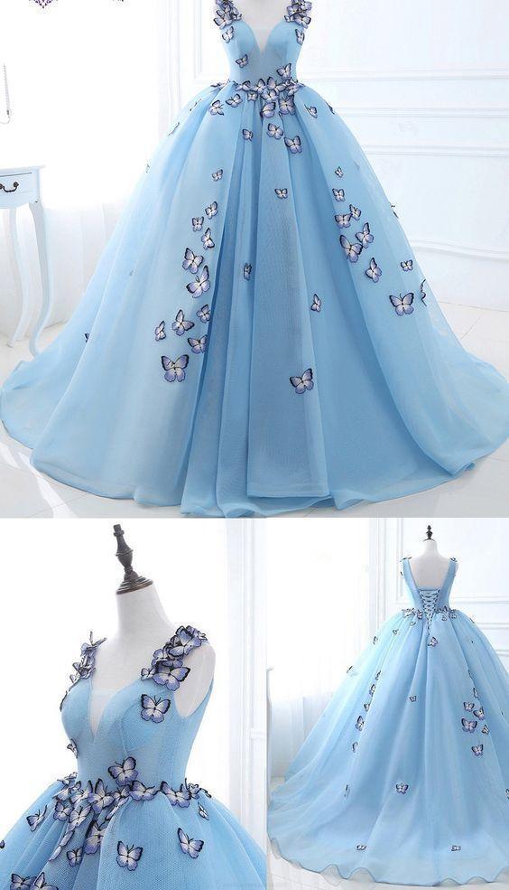 sky blue 15 dresses