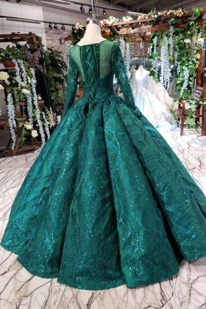 green 15 dresses