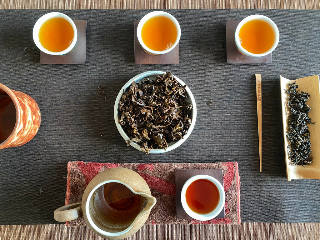 Eco-Farmed GABA Oolong Tea Gong Fu Brew