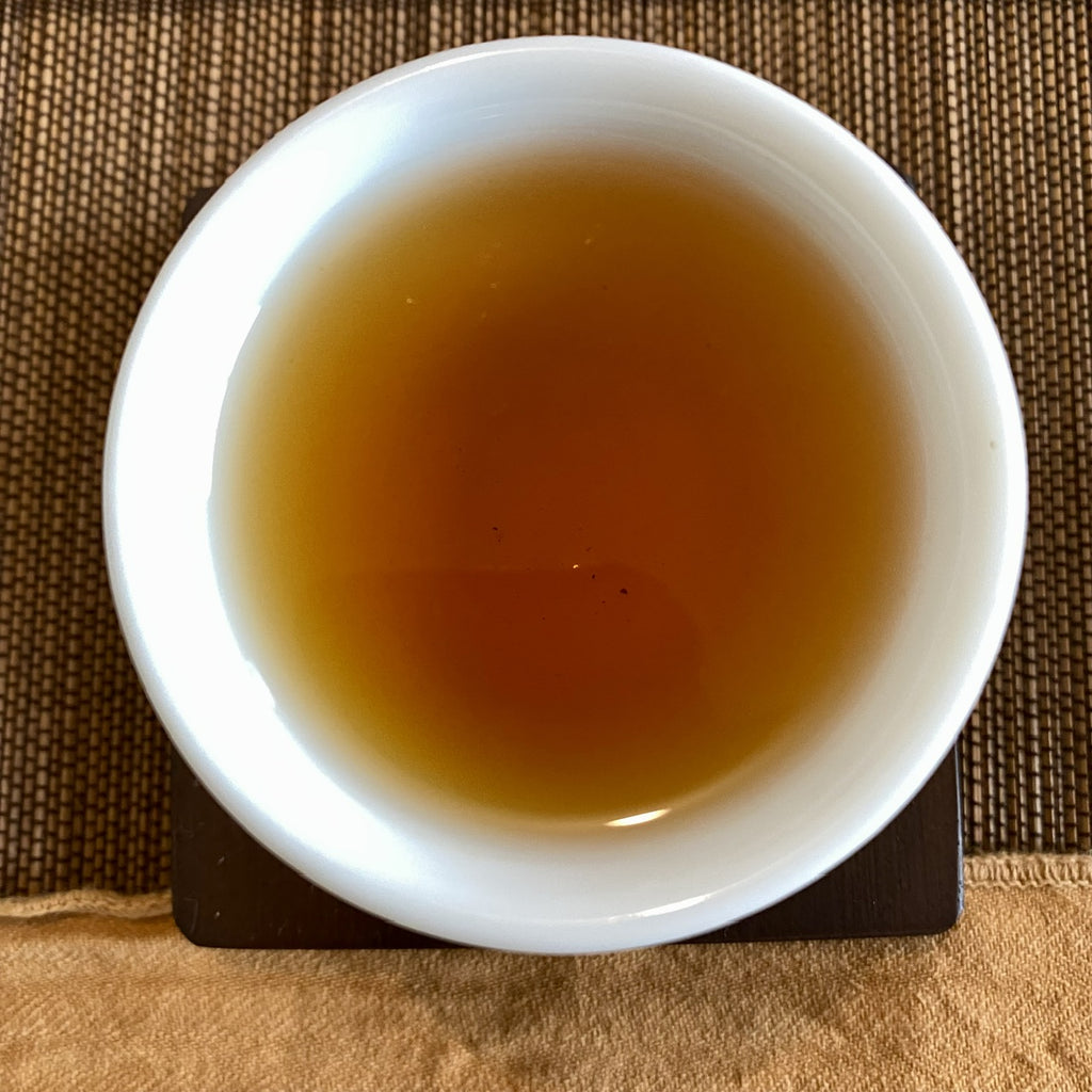 Eco-Farmed GABA Oolong Tea in a cup