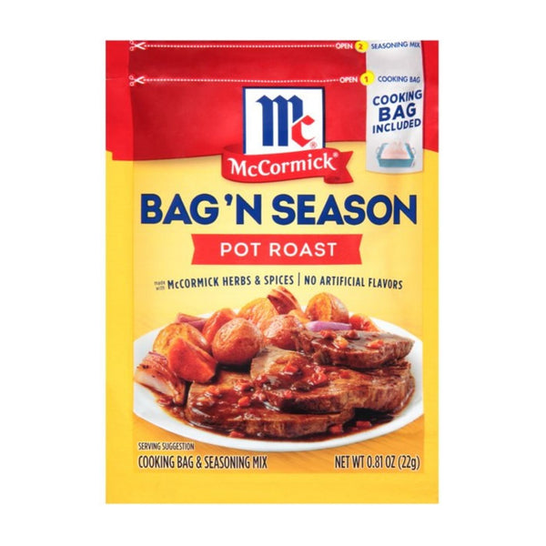 McCormick Bag 'n Season Pork Chops Cooking Bag & Seasoning Mix 1.06 oz (Pack of 6)