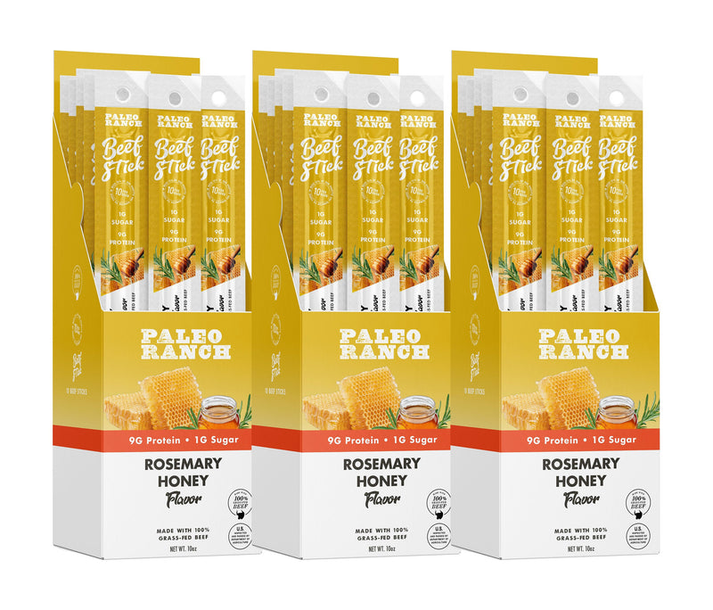 Rosemary & Honey, PALEO RANCH Beef Protein Sticks - Trustables