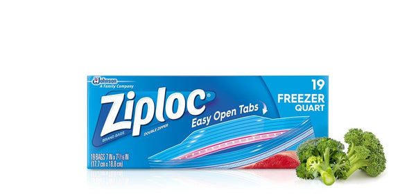 Ziploc Storage Bags Quart - 24 CT 12 Pack – StockUpExpress