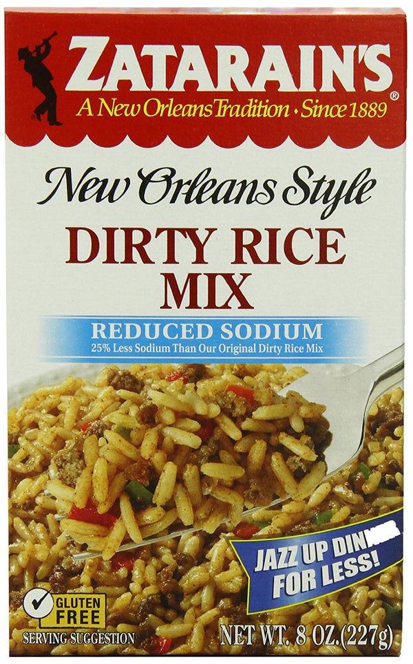 Zatarain's Black Beans & Rice Rice Dinner Mix, 7 Oz (Pack of 8), 8