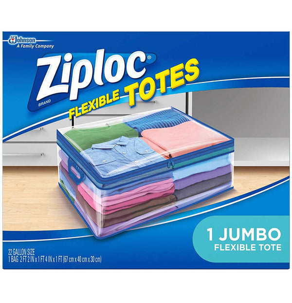 Ziploc Jumbo Big Bags Cloth and Blanket Storage Bags, 3 CT