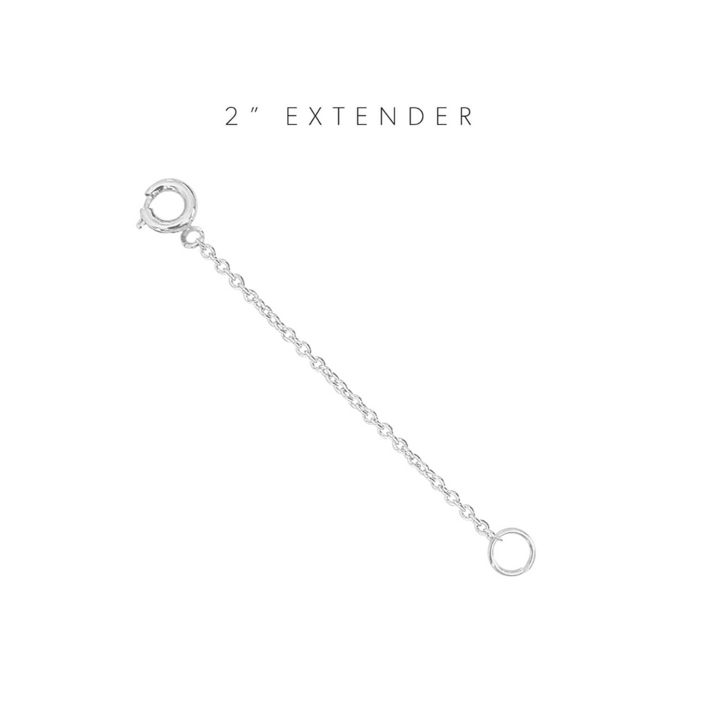 Jess Small Lock Chain Necklace in Silver