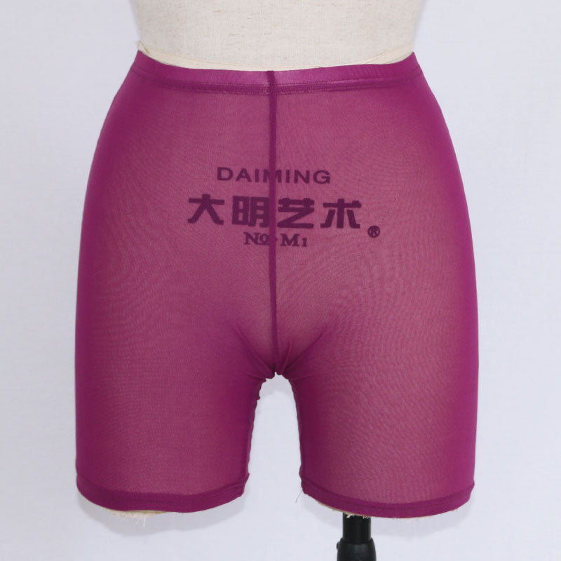 neon purple biker shorts