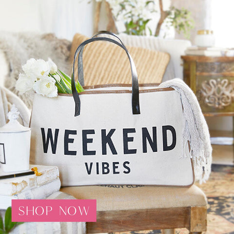 Shop our weekend vibes tote