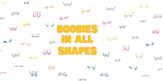 Body positivity boobies in all shapes