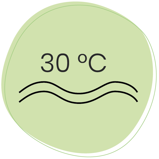 Sleeve waschbar bei 30 Grad
