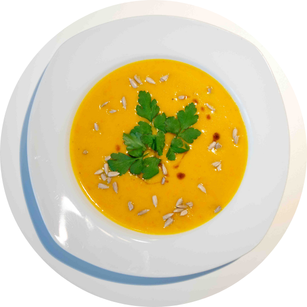 Kürbis-Orangen Suppe