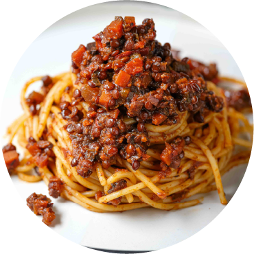 Vegane Linsenbolognese