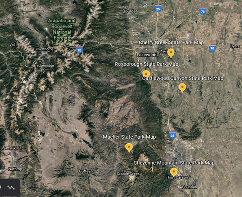 Colorado State Park (locator map)