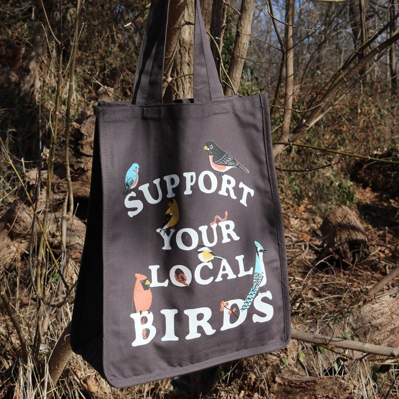 V&A Voysey Birds of Many Climes Organic Cotton Tote Bag