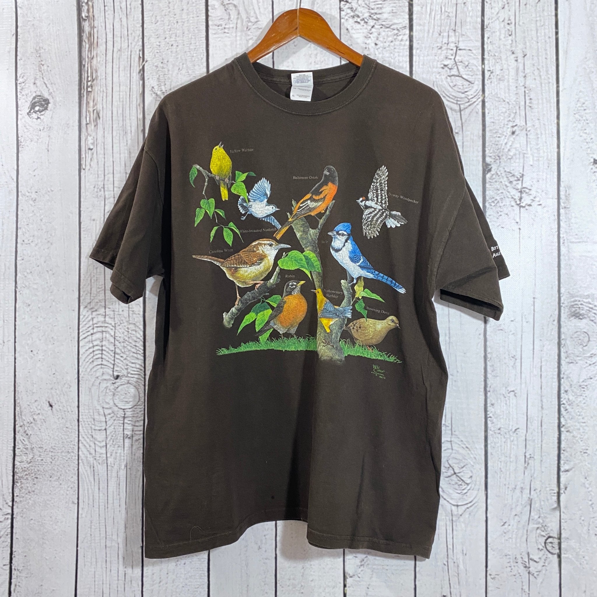 Vintage Fly Fishing Sweatshirt XL Nature Wildlife