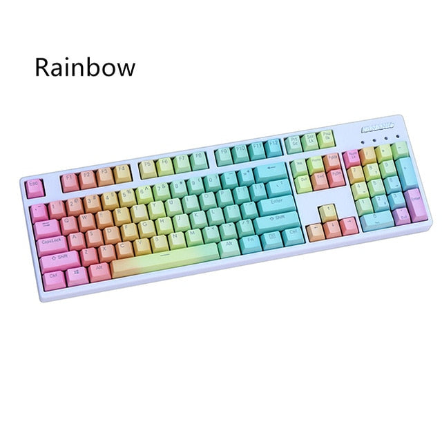rainbow light up computer keyboard