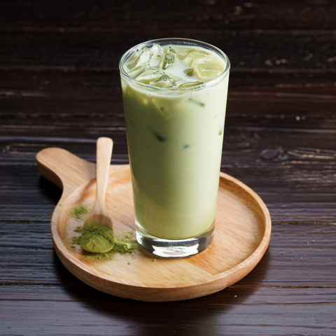 Clout Coffee TYPES OF ICED COFFEE - Iced Green Tea Latte
