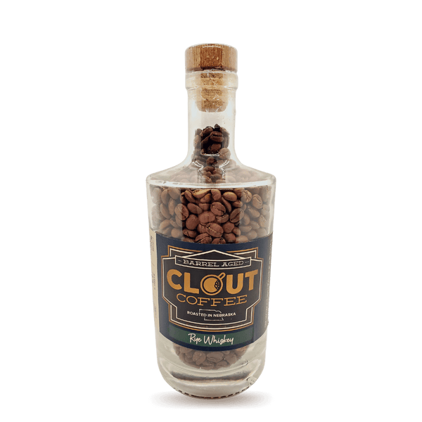 Bourbon Whiskey  Whole Bean Gift Bottle 10oz – Clout Coffee