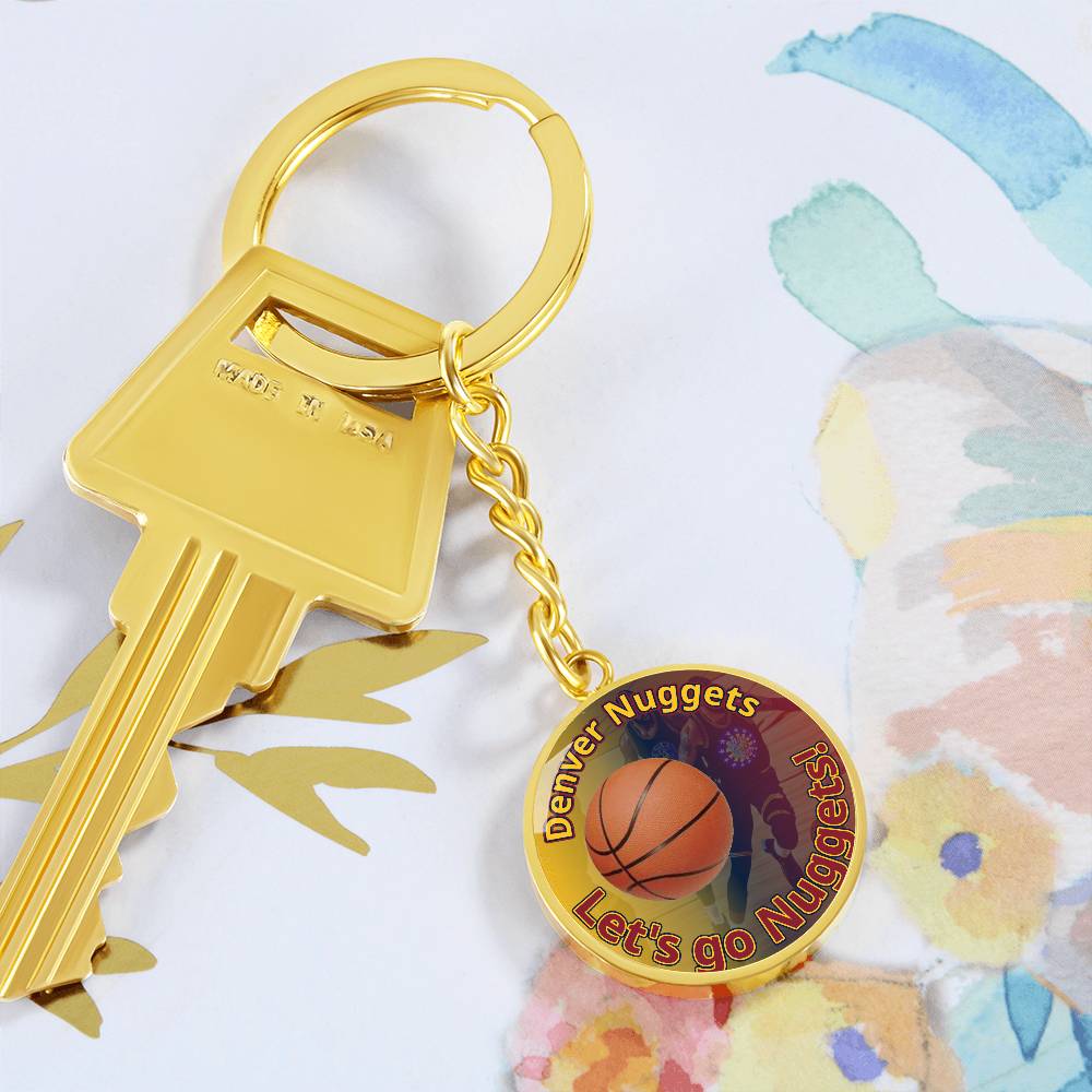 Let's go Nuggets! Keychain