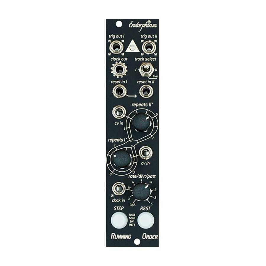 Endorphin.es Running Order Two-Channel Trigger Sequencer Module