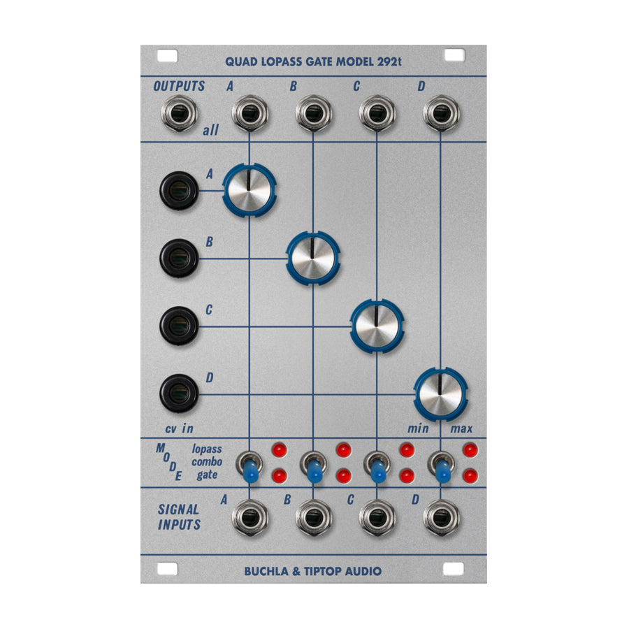 Tiptop Audio Buchla 292t Quad Lopass Gate – Nightlife Electronics