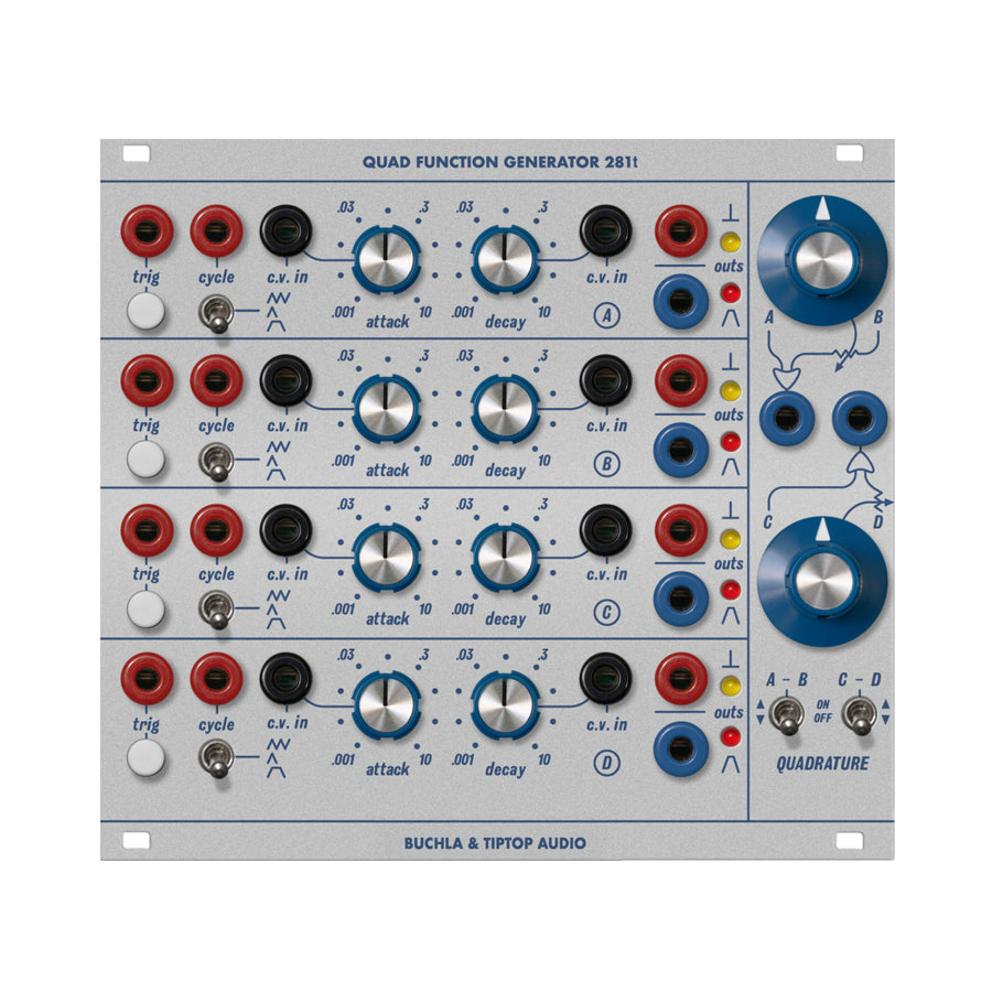 Tiptop Audio Buchla 281t Quad Function Generator – Nightlife