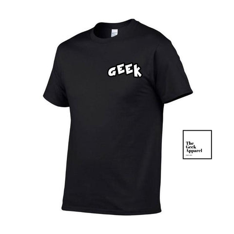 black geek tee shirt