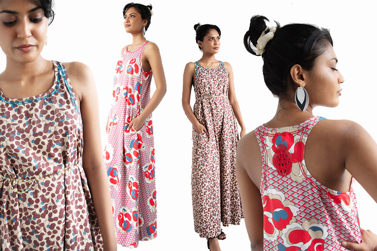 NALA PRINTED MAXI DRESS SINGAPORE