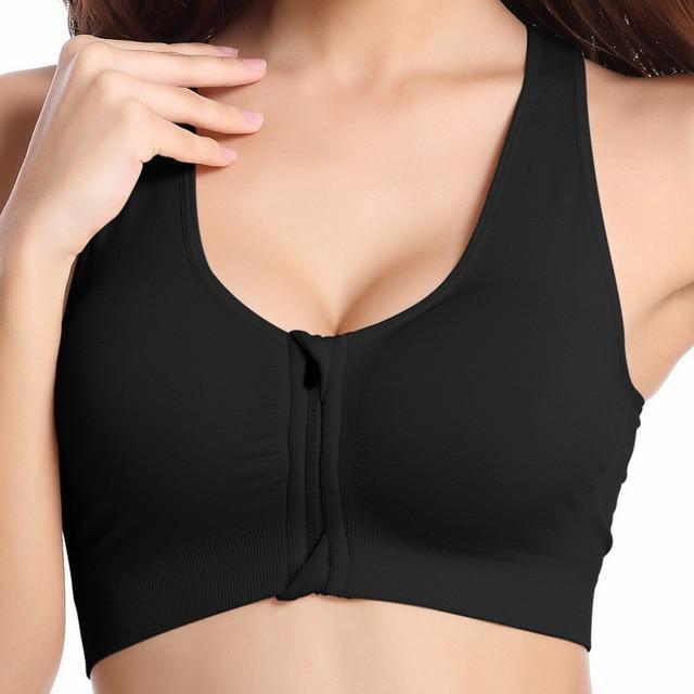 front zip miracle bamboo bra