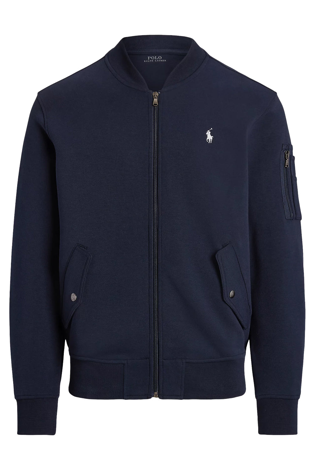 Image of POLO RALPH LAUREN Bomber a maglia doppia