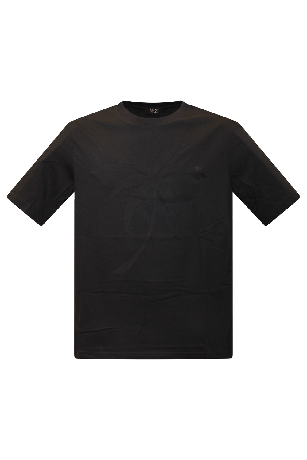 Image of N21 T-shirt con stampa tono su tono