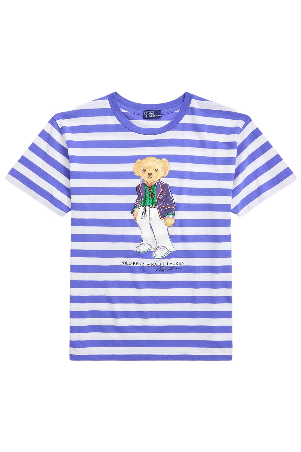 Image of POLO RALPH LAUREN T-shirt Polo Bear in cotone a righe