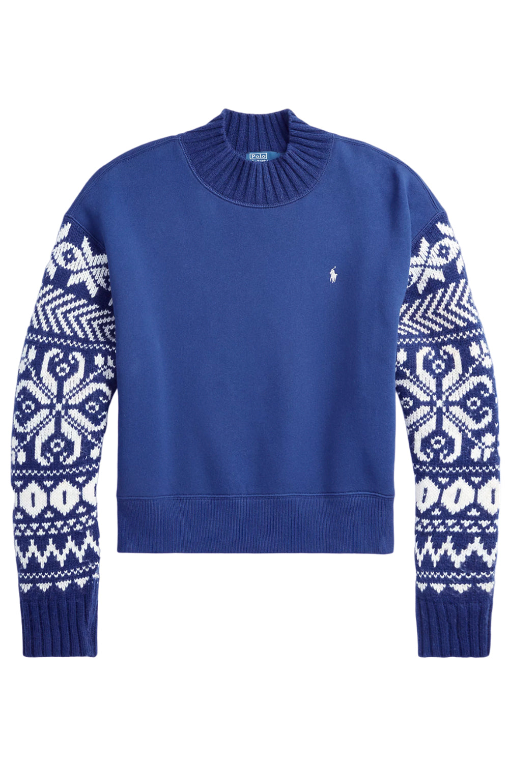 Image of POLO RALPH LAUREN Pullover ibrido con collo a lupetto