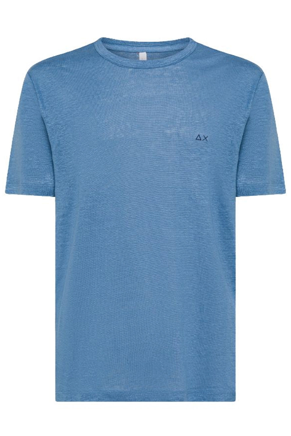 Image of SUN 68 T-shirt girocollo in lino