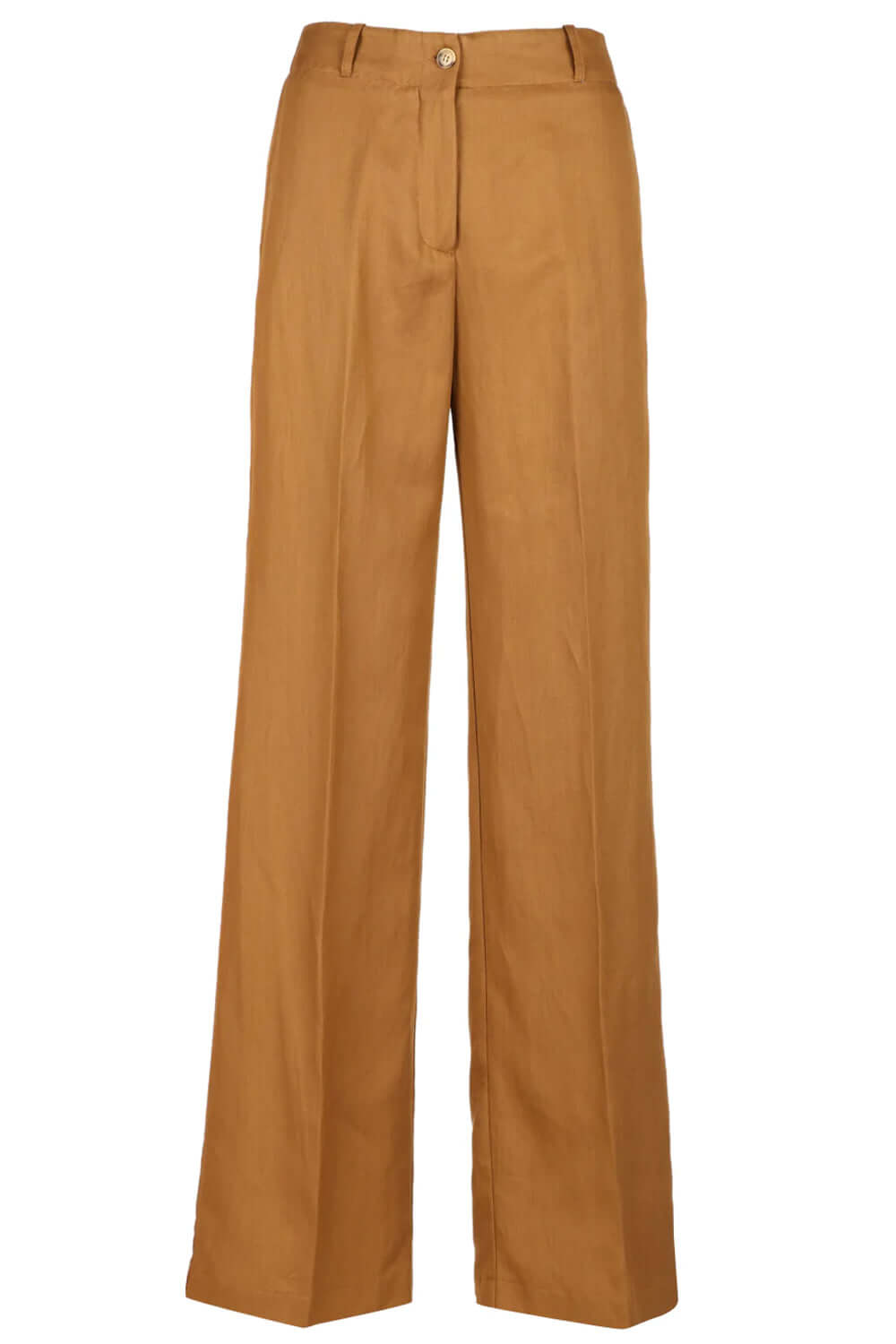Image of Pantalone in lino e cotone ampio - SUOLI